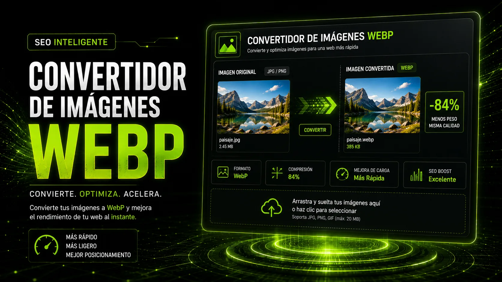 Convertidor de imágenes a WebP